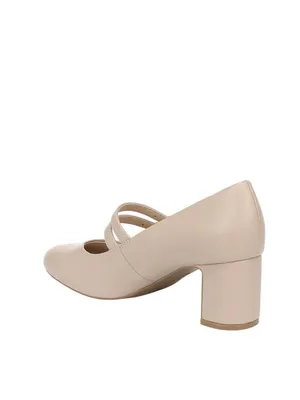 NWT Lifestride Jane Block Heel Pumps with Double Straps Tender Taupe Brown 5M thumbnail 8