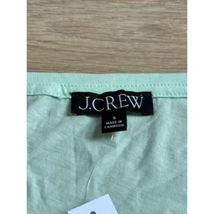 NWT Womens J Crew 3/4 sleeve green tshirt 100% cotton minimalist size S thumbnail 3