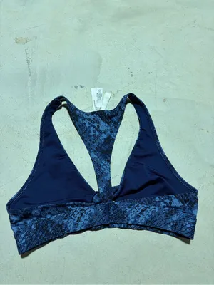 Victoria’s Secret pink ultimate Navy Blue Sports Bralette lightly lined large thumbnail 6