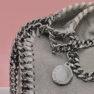 Authentic Stella McCartney Falabella Mini Tote in classic grey thumbnail 2