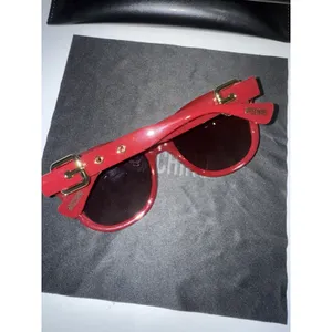 Moschino Women's Sunglasses Red Plastic Cat‎ Eye Full Rim Frame MOS143/S 0C9A HA thumbnail 6