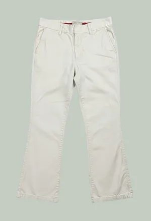 Vintage y2k Abercrombie & Fitch Womens Low Rise Bootcut Khaki Chino Pants Size 8 thumbnail 1