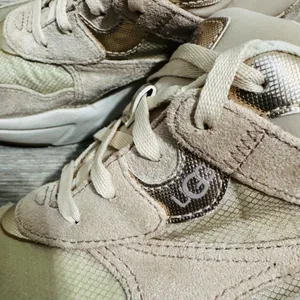 UGG LA Hills Women Beige Pink Suede Mesh Platform‎ Sneakers Size 6 Metallic thumbnail 3