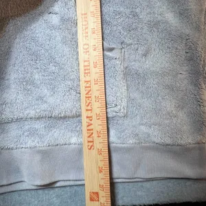 Hollister Gilly Hicks Long Sleeve Lounge Hoodie Women's Size Large Light Gray thumbnail 6
