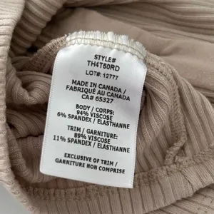 the range nyc collared ribbed knit cream tan long sleeve Medium thumbnail 6