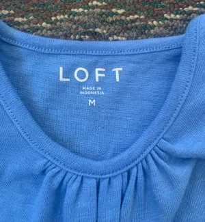 LOFT Ruffle Sleeve Blouse thumbnail 6