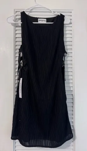 Princess Polly Black Mini Dress  thumbnail 1