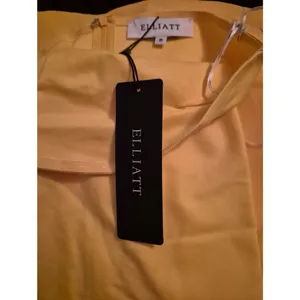 NWT Elliatt Yellow Strapless Gown Dress Size M thumbnail 13
