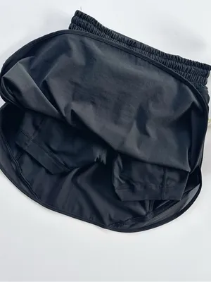 NEW Lululemon Hotty Hot High-Rise Skirt Black thumbnail 10
