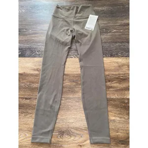 Lululemon Wunder Train High Rise 28” Warm Ash Grey Size 6 NWT thumbnail 2