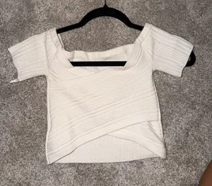Altar'd State Top Crop White XS thumbnail 1