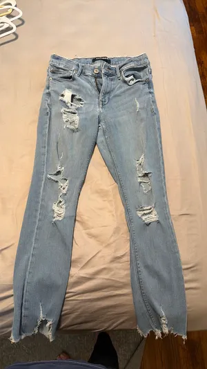 Express Mid-Rise Jeans Ankle Legging thumbnail 4