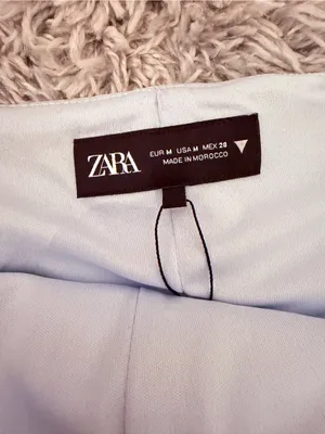 Zara Light Blue Scoop Neck Tank thumbnail 2