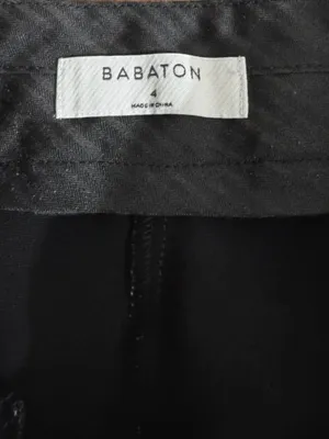 Aritzia Babaton Sadiki Pant Black Size 4 High Rise Wide Leg Pleated Trousers thumbnail 6