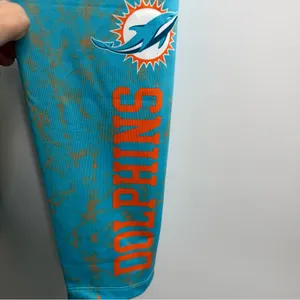 FOCO Miami Dolphins NFL Leggings Womens XL NWT Teal Orange High Rise Football thumbnail 3