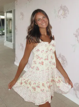 Alter’d State Lila Floral Mini Dress thumbnail 1