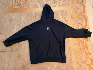 bow Hoodie Black Size M thumbnail 1