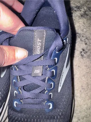 Brooks Navy and White Running Sneakers thumbnail 3