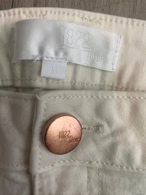 1822 Denim Off-White Straight-Leg Pants thumbnail 2