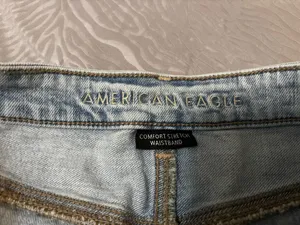 American Eagle Denim Skort / Jean Shorts – Light Wash thumbnail 2