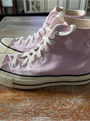 Converse Chuck Taylor All Star Canvas High Top Lavender Size Women's 6.5 Men 4.5 thumbnail 4