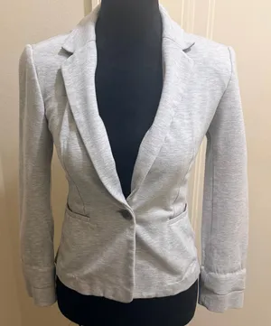 Express Light Grey Fitted Single Button Blazer Size XS - NWOT thumbnail 1
