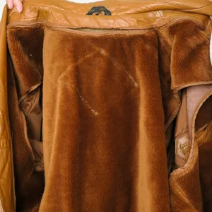 Vintage 70s Raffaelo Brown Leather Coat thumbnail 9