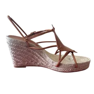 Tory Burch Diamond Patch Espadrille Wedge‎ Aged Camello 7 thumbnail 3