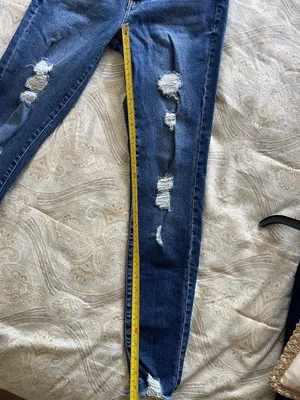 KanCan Dark Blue Distressed Skinny Jeans thumbnail 15