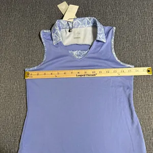 Adidas Women’s Golf Fashion Print Sleeveless Polo thumbnail 10