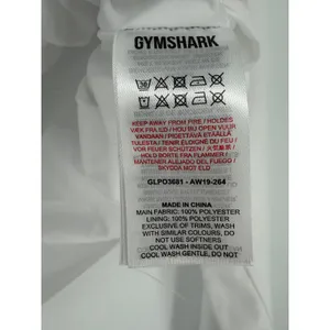 Gymshark Hoodie Windbreaker Cropped Oversized XS White Logo Pouch Pocket Active thumbnail 8