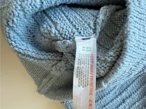 Free People Beach Blue Carter Sweater Set Size Medium thumbnail 6
