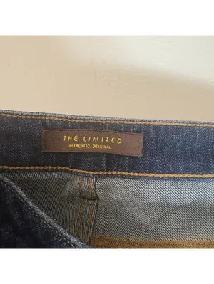 The Limited Women's Dark Blue Flared Jeans Size 12 thumbnail 5