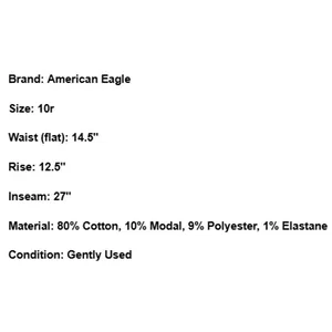 American Eagle Jeans Mom Straight Distressed High Rise Blue Size 10 Y2K 90s thumbnail 7