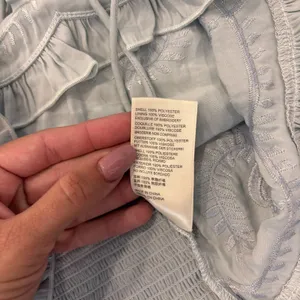 NWT Free People Veronica Embroidered Top Baby Blue Women's Size M $128 SOLD OUT thumbnail 4