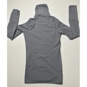 Lululemon Define Jacket Grey Full Zip Thumbholes Size 2 thumbnail 2