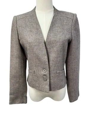 West Coast Connection Vintage Wool Blend Tweed Two Button Blazer Pockets‎ 6 thumbnail 1