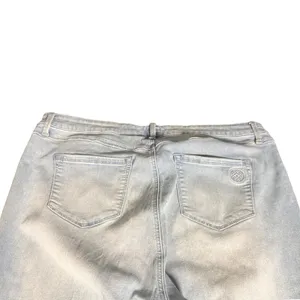 Laurie Felt Silky Denim Flare Jeans 1X Tall Light Wash Wide Hem Pockets thumbnail 4