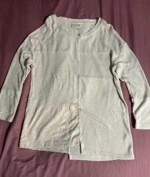 Anthropologie Saturday Sunday Snowmass Patchwork Sweater Size M thumbnail 1