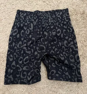 Leopard biker shorts Black Size XS thumbnail 1