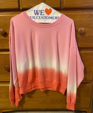 Pink Ombré Crewneck Size M thumbnail 1