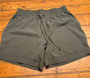 Mondetta Women's Olive Green Drawstring Waist Athletic Shorts Size Medium‎ thumbnail 1
