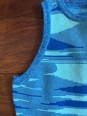Beginning Boutique Blue Knit Dress thumbnail 6