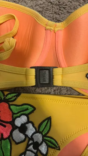 Yellow Triangl Bikini Set thumbnail 4