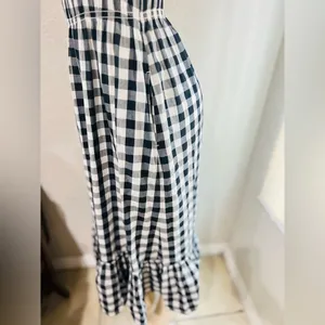 A New Day Women’s Gingham Sleeveless Smocked Waist Dress size small like new thumbnail 13
