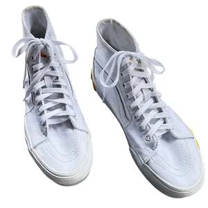 Vans Sk8-Hi Tapered Stackform White Yellow Flower Platform Womens 10 thumbnail 3