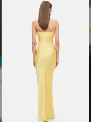 Anna October Tulip maxi Gown in Yellow thumbnail 3