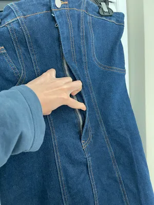 Super down Jean Mini Dress thumbnail 4
