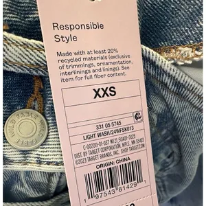 Women's Wild Fable Denim Midi Cargo Skirt Medium‎ Denim Wash Size XXS thumbnail 8