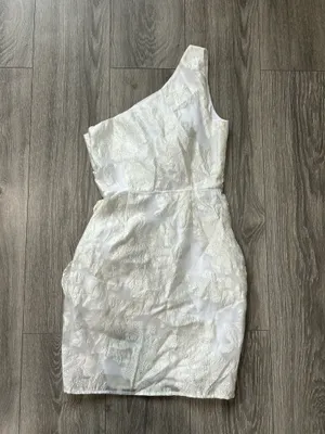 New Showpo BRAILEY Mini Dress One Shoulder Wrap Front Dress Size XS $119 thumbnail 11